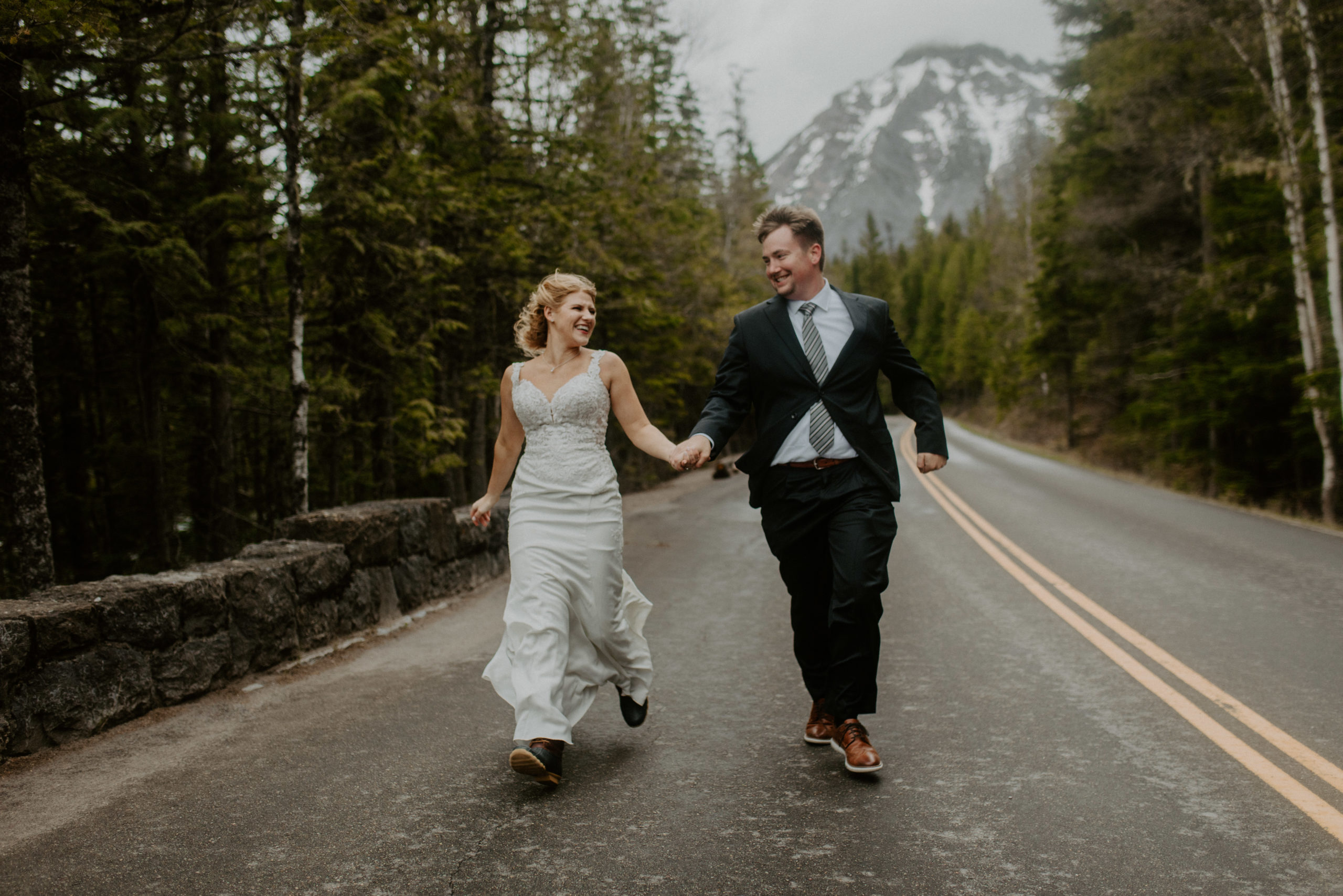 Moody and Adventurous Elopement at Glacier National Park